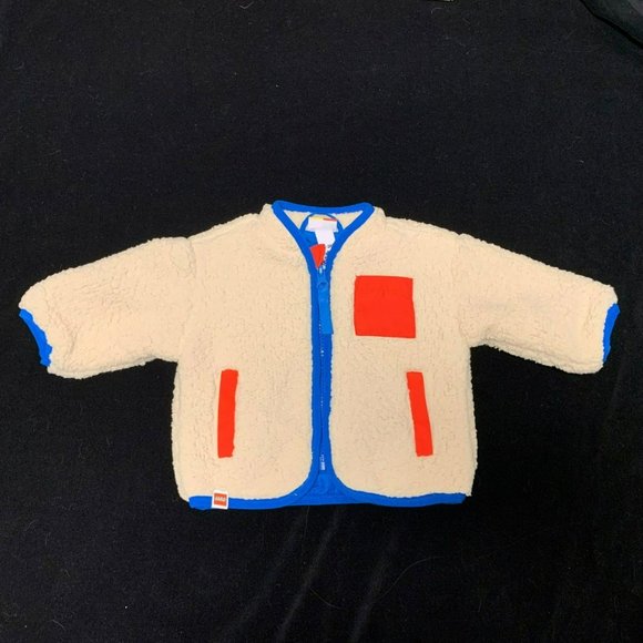 LEGO Target Baby Sherpa Jacket Size 0-3 Months - Picture 1 of 5